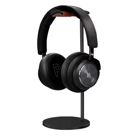 Curved Aluminum Headphone Stand Rack Sturdy Metal Gaming Headset Earphone Holder Hanger with Solid Base for Table Desk Display