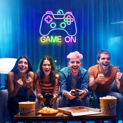 Gamer Neon Sign for Game on Neon LED Sign for Gamer Wall Decor Gaming Neon Light Sign for Teen Bedroom Gamer Gifts for Boys