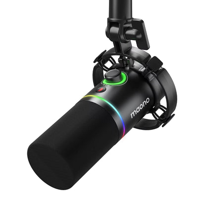 PD200X RGB Gaming Microphone Dynamic Microphone USB/XLR Dual Mode Microphone Podcast Mic RGB USB Gaming Mic XLR Mic