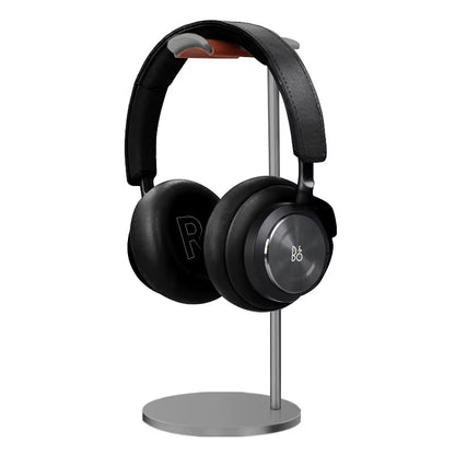 Curved Aluminum Headphone Stand Rack Sturdy Metal Gaming Headset Earphone Holder Hanger with Solid Base for Table Desk Display