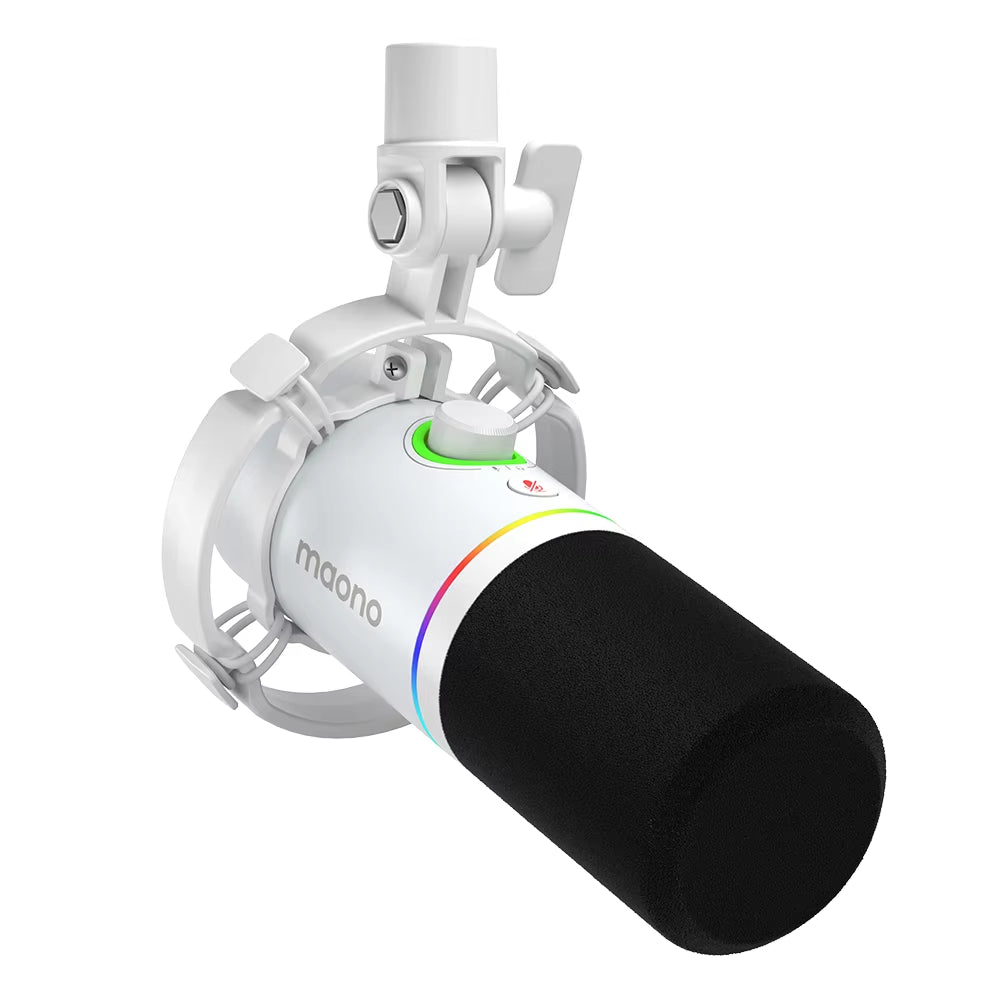 PD200X RGB Gaming Microphone Dynamic Microphone USB/XLR Dual Mode Microphone Podcast Mic RGB USB Gaming Mic XLR Mic