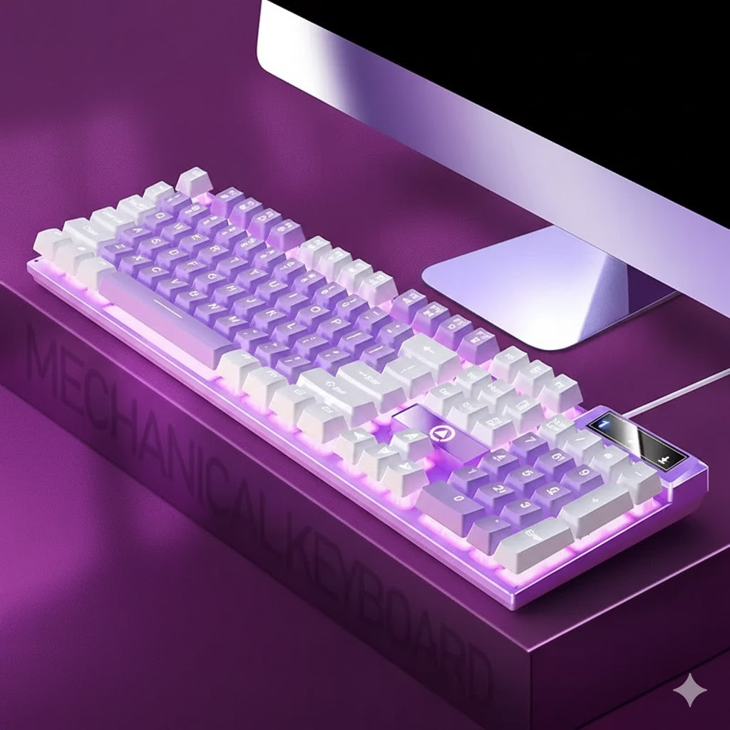 Clavier K500 Rose pour PC portable