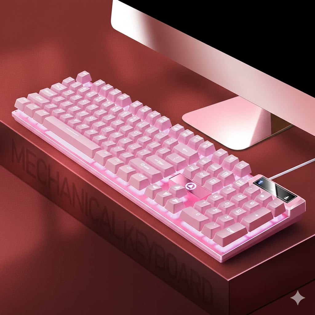 Clavier K500 Rose pour PC portable