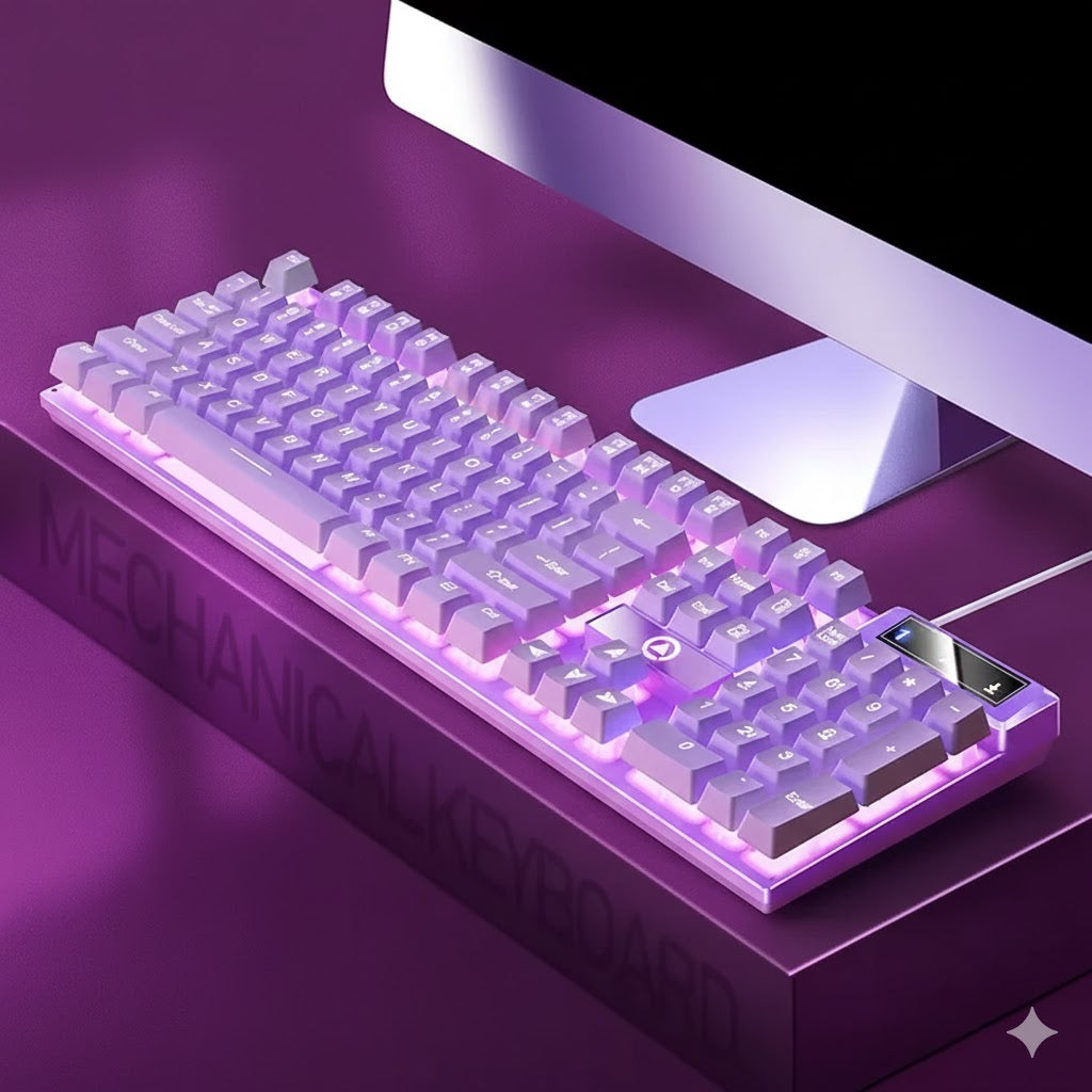 Clavier K500 Rose pour PC portable