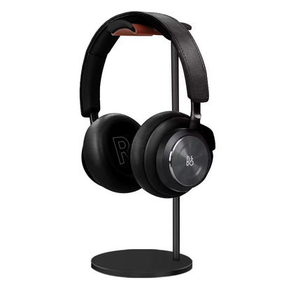 Curved Aluminum Headphone Stand Rack Sturdy Metal Gaming Headset Earphone Holder Hanger with Solid Base for Table Desk Display